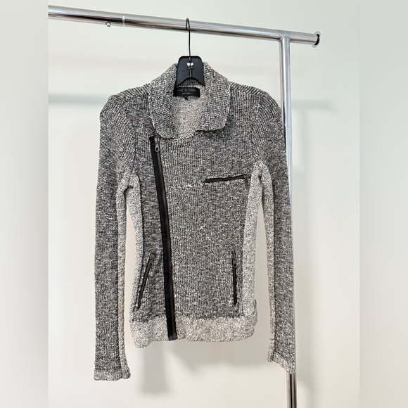 Rag & Bone Knit Zipper Jacket Size: X-Small - Picture 1 of 5